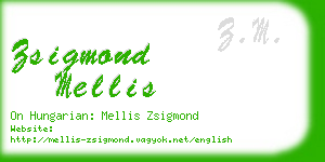 zsigmond mellis business card